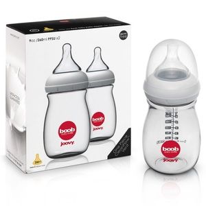 *Never Opened* Joovy Boob Baby Bottle PPSU - White - 9oz, 2-Pack